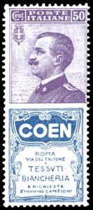 1924 - 50 cent. Coen (10), buona centratura, ... 