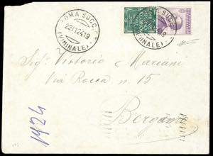 1924 - 50 cent. Piperno (13), perfetto, su ... 