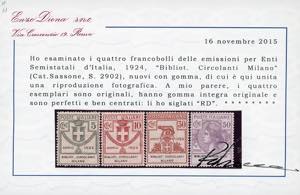 BIBLIOT.CIRCOLANTI MILANO 1924 - ... 