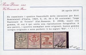 LEGA NAZIONALE TRIESTE 1924 - ... 