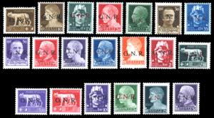 1944 - Soprastampati G.N.R., tiratura di ... 