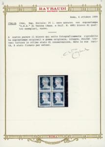 1944 - Soprastampati G.N.R. ... 