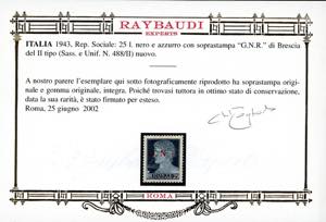 1943 - Soprastampati G.N.R., ... 