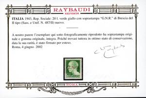 1943 - Soprastampati G.N.R., ... 