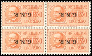 1943 - 2,50 lire soprastampa G.N.R. di ... 