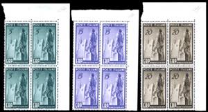 1949 - ERP, serie completa (601/603), ... 