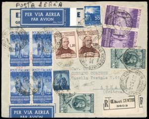 1950 - 55 lire Radiodiffusione, blocco di ... 