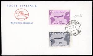 1961 - 205 lire Gronchi rosa e 205 lire ... 