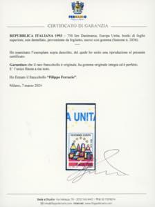 1993 - 750 lire Danimarca, Europa ... 