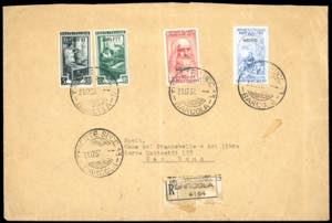 1952 - 60 lire e 80 lire Leonardo, 5 e 10 ... 