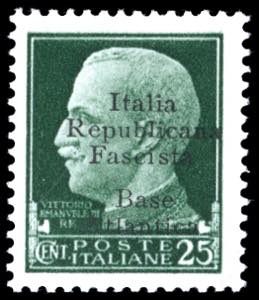 BASE ATLANTICA 1943 - 25 cent. ... 