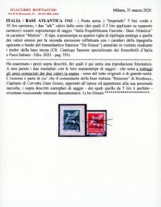 BASE ATLANTICA 1943 - 5 lire e 10 ... 