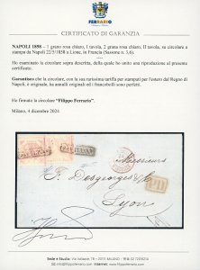 1858 - 1 grano rosa chiaro, I ... 