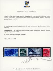 IMPERIA POSTA AEREA 1945 - ... 