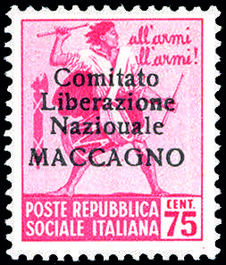 MACCAGNO 1945 - 75 cent. Monumenti Distrutti ... 