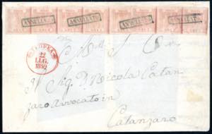 1859 - 1 grano rosa chiaro, I tavola (3), ... 