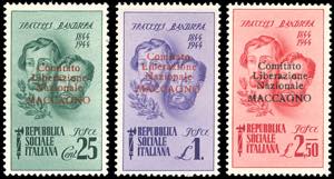 MACCAGNO 1945 - Fratelli Bandiera, serie ... 