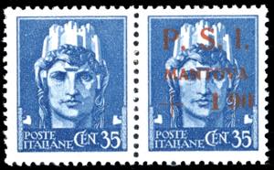 MANTOVA 1945 - 1,90 lire + 35 ... 