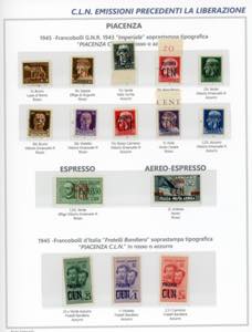 PIACENZA 1945 - Soprastampati, la ... 