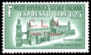 PONTE CHIASSO 1945 - 1,25 lire ... 