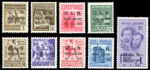 SESTO CALENDE 1945 - Soprastampati, serie ... 