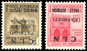 VALLE BORMIDA 1945 - 5 cent. e 20 cent., ... 