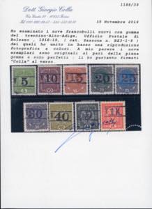 TRENTINO ALTO ADIGE-SEGNATASSE ... 