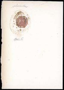 1858 - 2 grana, ritagliato lilliput lungo la ... 