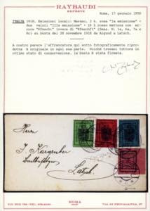 MERANO 1918 - 10 h. rosso mattone, ... 