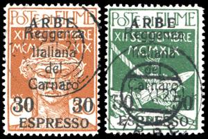 ARBE ESPRESSI 1920 - Soprastampati in ... 