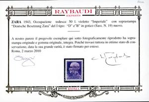 OCCUPAZIONE TEDESCA ZARA 1943 - 50 ... 