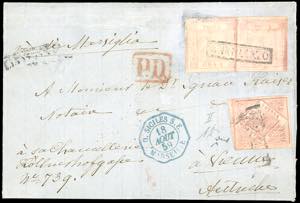 1859 - 20 grana rosa chiaro, II tavola, ... 