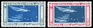 POSTA AEREA 1933 - Crociera Balbo, serie ... 
