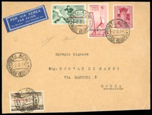 1934 - 20 cent., 25 cent. Mondiali di ... 