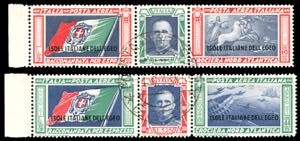 POSTA AEREA 1933 - Trittici, serie completa ... 