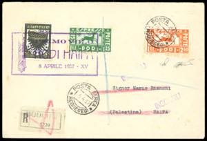 ESPRESSI POSTA AEREA 1937 - Cervo, serie ... 