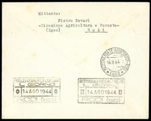 OCCUPAZIONE TEDESCA EGEO 1944 - ... 