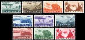 POSTA AEREA 1936 - Soggetti africani, serie ... 