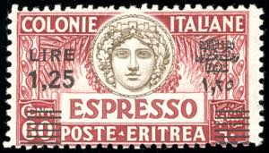 ESPRESSI 1935 - 1,25 lire su 60 cent., dent. ... 