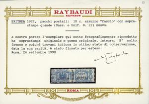 PACCHI POSTALI 1937 - 10 cent. ... 