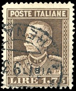 1930 - 1,75 lire bruno Vittorio Emanuele ... 
