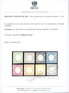 1861 - Serie completa (17/24), ... 