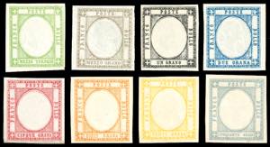 1861 - Serie completa (17/24), nuovi, gomma ... 