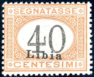 SEGNATASSE 1930 - 40 cent. arancio, cifre ... 