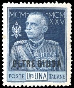 1925 - 1 lira Giubileo, dent. 13 1/2 (22), ... 