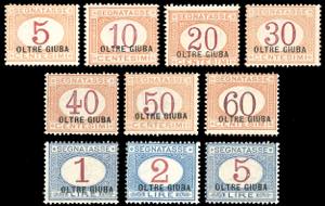 SEGNATASSE 1925 - Soprastampati, serie ... 