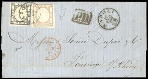 1862 - 1/2 grano bistro bruno, 1 grano nero ... 