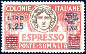 ESPRESSI 1940 - 1,25 lire su 30 besa rosso e ... 