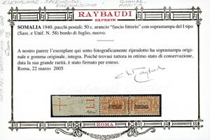 PACCHI POSTALI 1940 - 50 cent. ... 