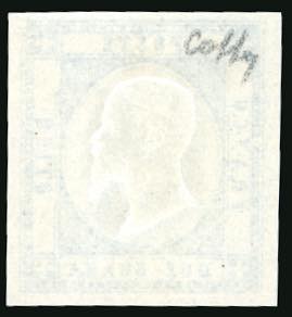 1861 - 2 grana celeste (20a), ... 